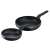 Tefal Generous Cook set od 2 tave, crna, neljepljiva, titanova obloga
