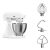 KitchenAid Classic White stojanový mixér so šľahačom, hnetacím hákom a plochým miešadlom