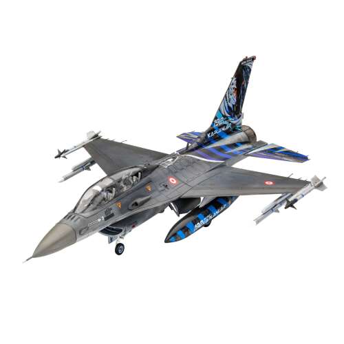 Revell Lockheed Martin F-16D Tigermeet 2014 vadászrepülőgép modell, 1:72 méretarány