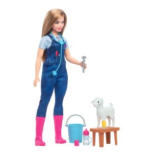Cariera Barbie. Doll Farm Veterinar HRG42 143407886 - Mattel Baba