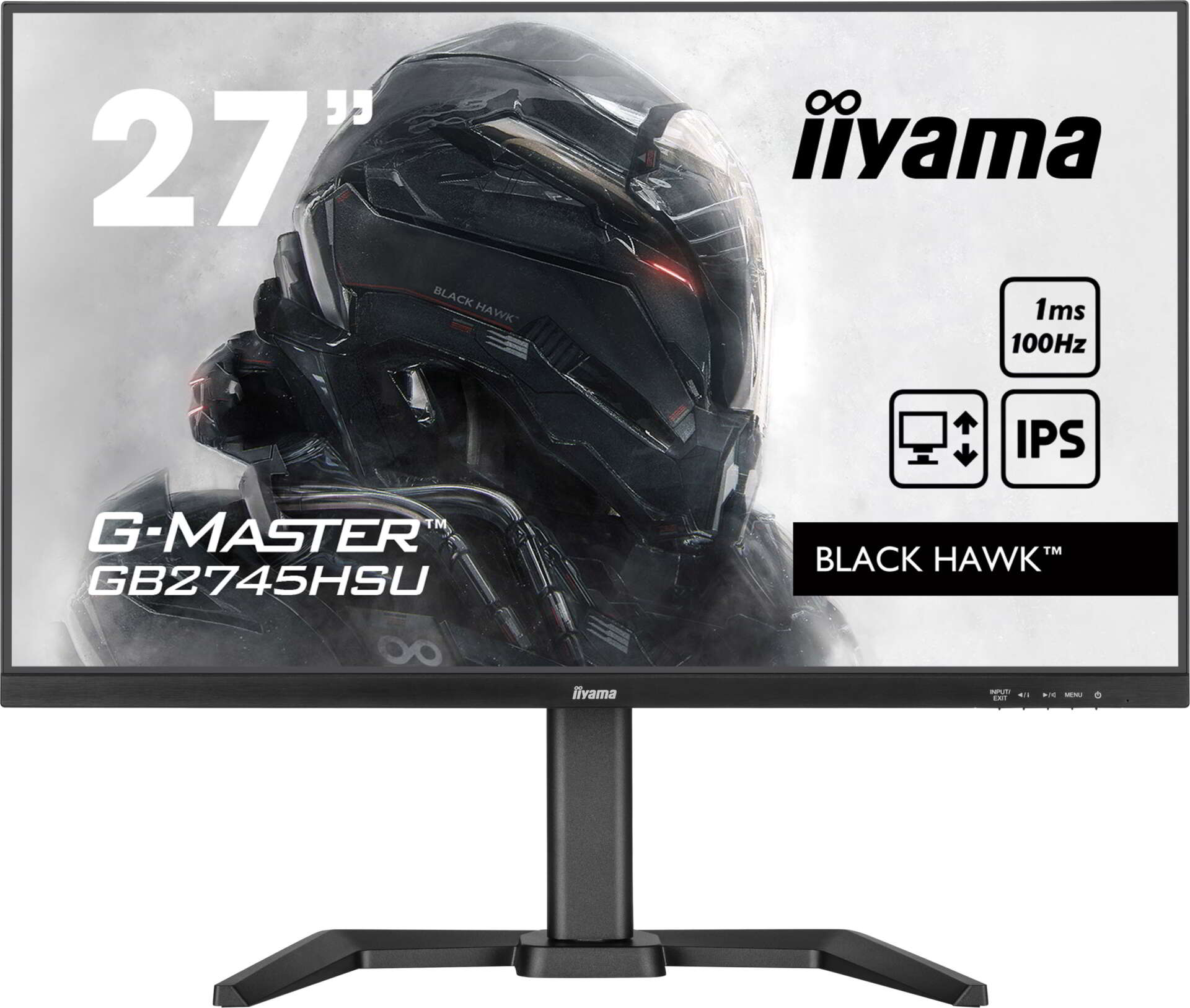 Iiyama 27" g-master black hawk gb2745hsu gaming monitor