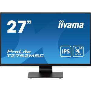 iiyama ProLite T2752MSC-B1 27 hüvelykes Full HD érintőképernyős monitor, fekete - Iiyama