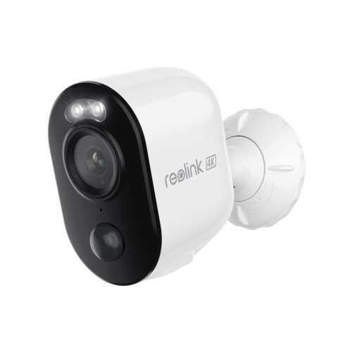 Камера Reolink Argus B350, Самостоятелна, 4K, WiFi, 8MP Ultra HD, Захранване с зареждаща се батерия, Цветно нощно виждане, Разпознаване на хора, Превозни...