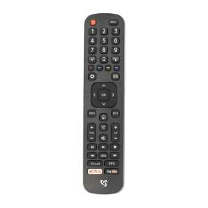 Hisense TV remote control, RC-01405, black, with Netflix and YouTube buttons - Remote Control