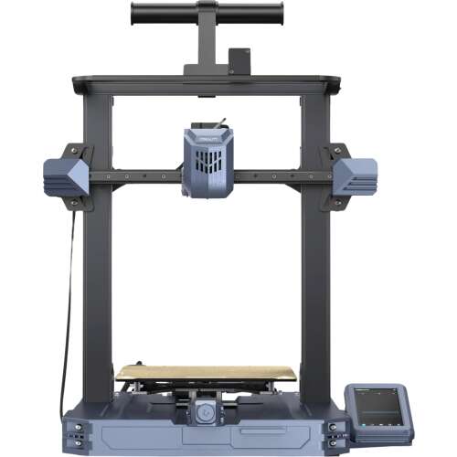 Creality CR-10 SE 3D-Drucker, schwarz und blau, Vorderansicht