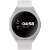 Smartwatch Canyon CNS-SW86SS, srebrny, biały pasek, widok z przodu