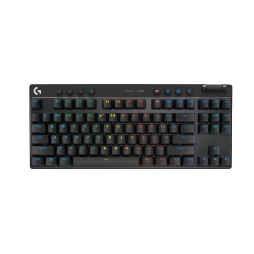 Top View of Logitech G PRO X TKL LIGHTSPEED Wireless Gaming Keyboard