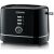 Severin AT 4321 black toaster front view