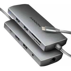 Axagon HMC-8HLSA USB-C Dokkoló - 100W 113615263 - AXAGON