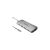 HMC-8HLSA Wieloportowy hub USB 9in1, 5Gbps, 3x USB-A + HDMI 4K/30Hz, SD/microSD, GLAN, Audio, PD 100W, 20cm USB-C kabel 113615263
