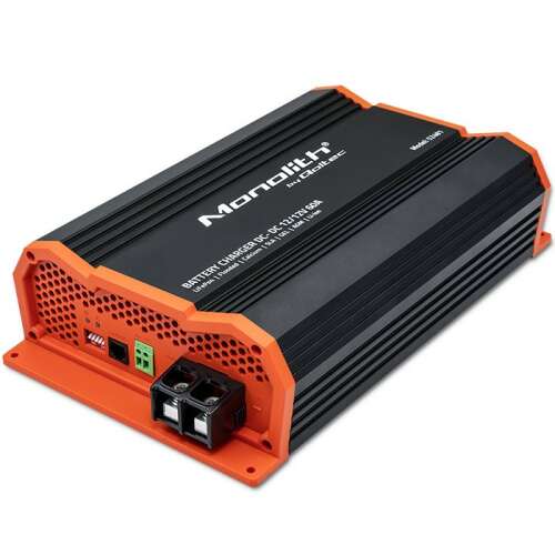 Qoltec Monolith 60A 720W akkumulátor töltő LiFePO4 AGM-hez, oldalnézet
