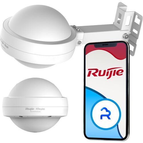 Access Point Reyee AC1300 Wi-Fi 5 — 802.11ac — 1267 Mbit/s, 2 Anschlüsse, 1 Gbit, PoE++, extern, IP68 133612664