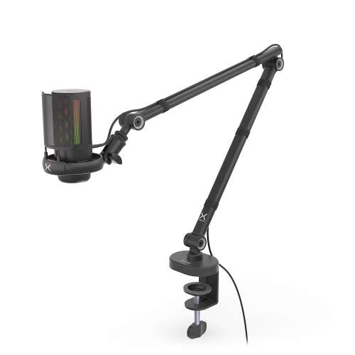 Krux Epic 1000 Mikrofonarm, schwarz, verstellbar, Tischmontage