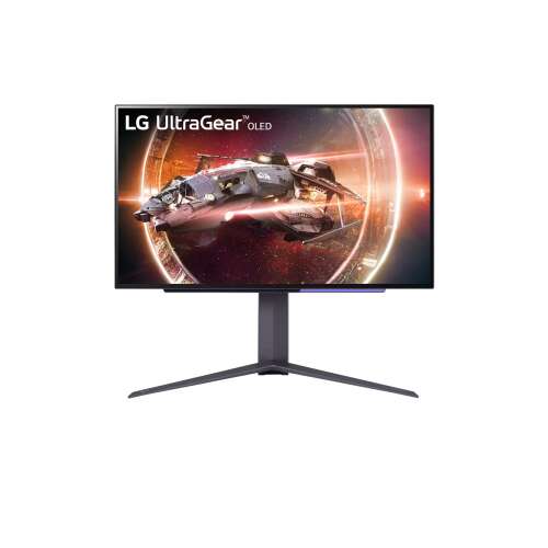 LG UltraGear 27GS95QE-B OLED gaming monitor, prednji pogled, 27 inča