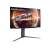 LG UltraGear 27GS95QE-B OLED Gaming-Monitor, schräger Blickwinkel, 27 Zoll