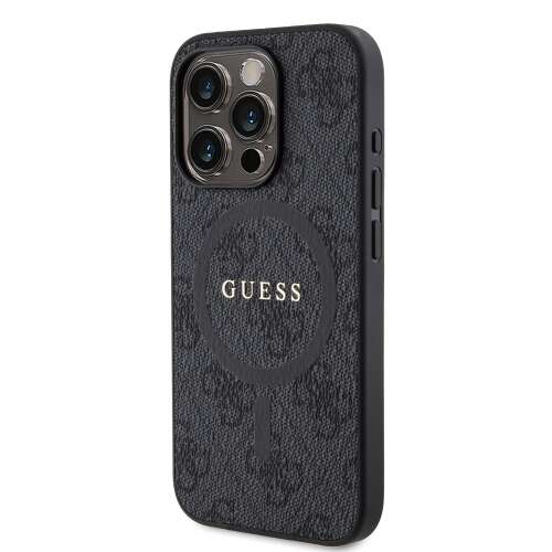 Guess Apple iPhone 15 Pro MagSafe tok, fekete