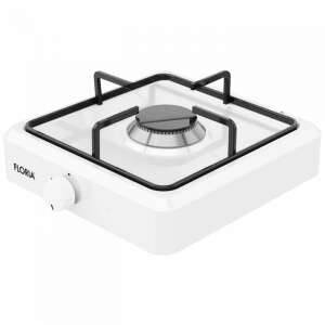 Plita cu gaz Floria ZLN7119 cu un arzător, alb - Plite