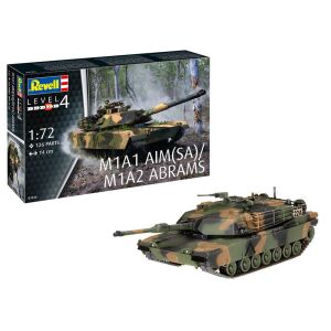 Revell M1A2 Abrams model czołgu 1:72 z pudełkiem - Revell Model, makieta