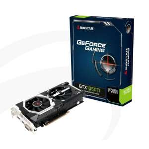 Biostar GeForce GTX 1050 Ti 4GB GDDR5 Videókártya 93875599 