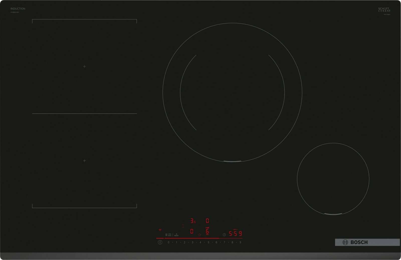Bosch pvs831hb1e indukciós főzőlap - fekete