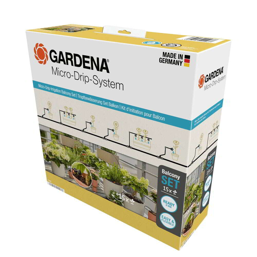 Gardena Micro-Drip Balkon Öntözőrendszer - 15 Növény