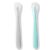 Skip Hop Easy-Feed Soft Spoons with Travel Cases - Green and Gray