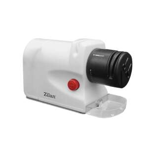 Zilan electric knife sharpener, white, for sharpening knives and scissors - Knife Sharpener