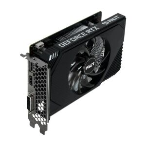 Palit GeForce RTX 3050 6GB StormX Graphics Card Angled View - Palit Graphics Card