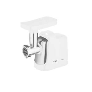 Floria ZLN7966 elektrische Fleischmühle, weiß, 1300W, Edelstahlmesser, 2 Schneidscheiben, Rückwärtsfunktion - Fleischwölfe