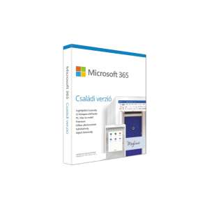 Microsoft 365 P10 Családi BOX MAGYAR (6 PC / 1 év) 93879510 