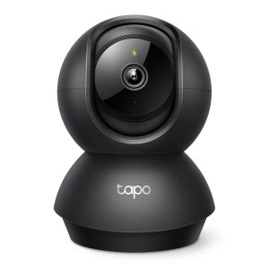 TP-Link Tapo C211 indoor security camera, black, angled view - Security Camera