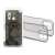 Xiaomi Redmi 12c phone case, transparent, smoke grey, monkey design, Haffner brand