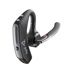 HP Poly Voyager 5200 UC Wireless Headset, Schwarz, USB Typ A, Bluetooth - Kopfhörer