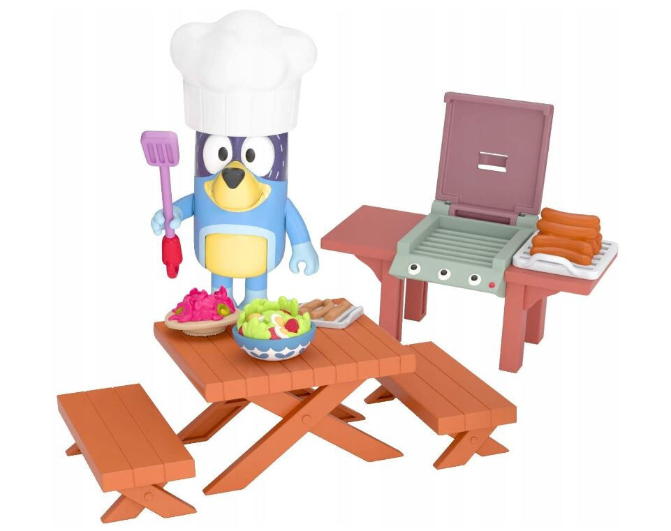 E-shop Bluey Playset – záhradný gril s figúrkou