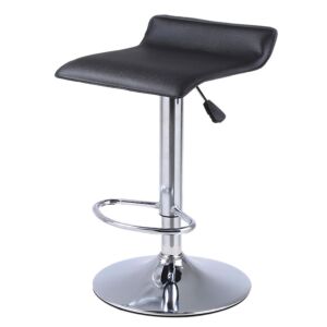 R-sport Króm és Fekete Eco-bőr Forgószék Bárszék - R-Sport