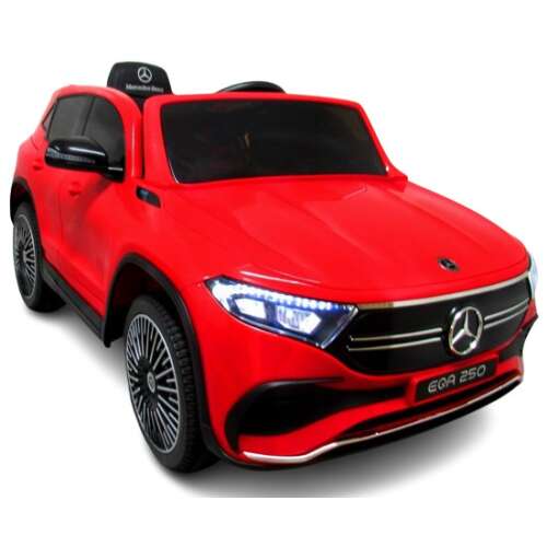 Piros Mercedes-Benz EQA 250 elektromos játék autó gyerekeknek