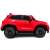 Oldalnézet a piros Mercedes-Benz EQA 250 elektromos játék autóról