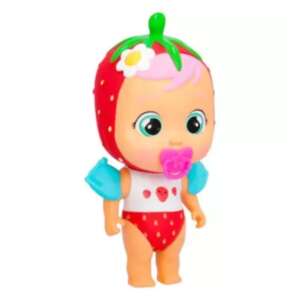 Кукла Cry Babies Magic Tears Beach Babies Ella, с тема ягода, облечена в бански костюм и надуваеми ръкави - Cry Babies