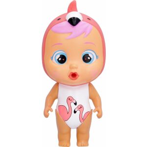 Cry Babies Magic Tears Beach Babies Fancy кукла с бански костюм и качулка фламинго - Cry Babies