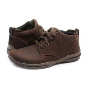 Skechers Harper-Melden 64857-CHOC férfi fűzős barna bokacipő 06789 93884017 Férfi utcai cipők