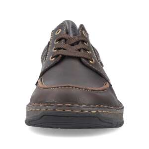 Rieker férfi fűzős barna félcipő vízlepergető membránnal 05100-25 93885338 Férfi utcai cipő