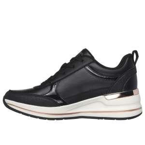 Skechers Billion 2 Fine Shine női fűzős sneaker cipő 177345-BLK 93885537 Skechers Női utcai cipő