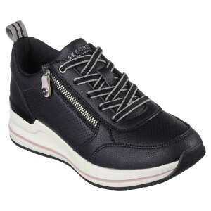 Skechers Billion 2 Side Lines 177335-BLK női fűzős cipzáras sneaker cipő 06974 93886428 Skechers Női utcai cipő