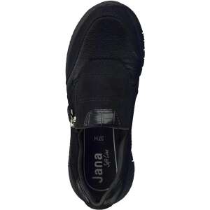 Jana női bebújós cipzáras félcipő vízlepergető membránnal 24661-41-001 fekete 07089 93886702 Női utcai cipő