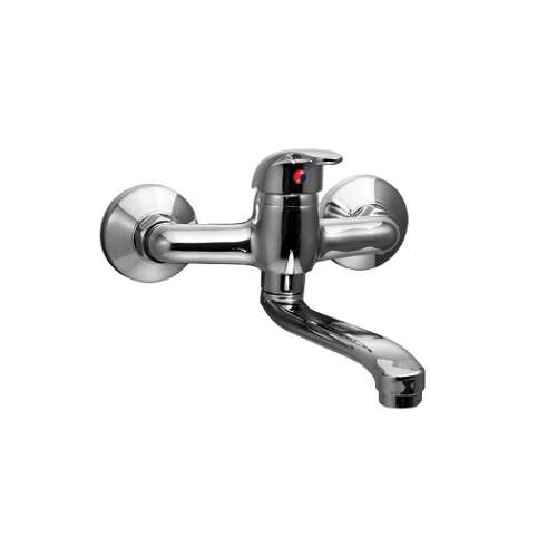 ZOÉ króm fali mosogató csaptelep