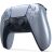Prim-plan al controller-ului wireless Sony PS5 DualSense - Argintiu