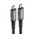 Cablu Acefast C1-09 USB-C la USB-C, 280W, 1 metru, negru-gri