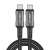 Acefast C1-09 USB-C auf USB-C Kabel, 48W, 1m, schwarz-grau