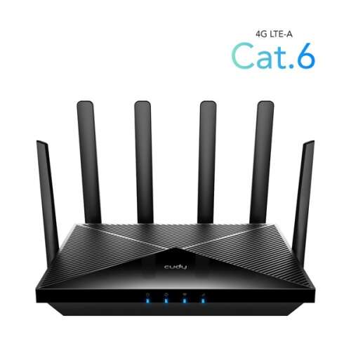 Cudy LT700 kétsávos AC1200 WIFI Dual nanoSIM 4G LTE CAT6 fekete router
