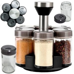 Rotating 6-Piece Spice Rack